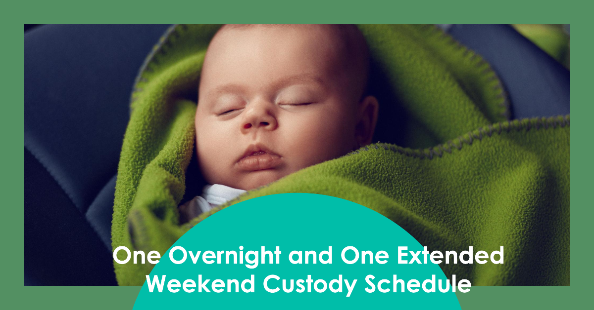 One Overnight and One Extended Weekend Custody and Visitation Schedule